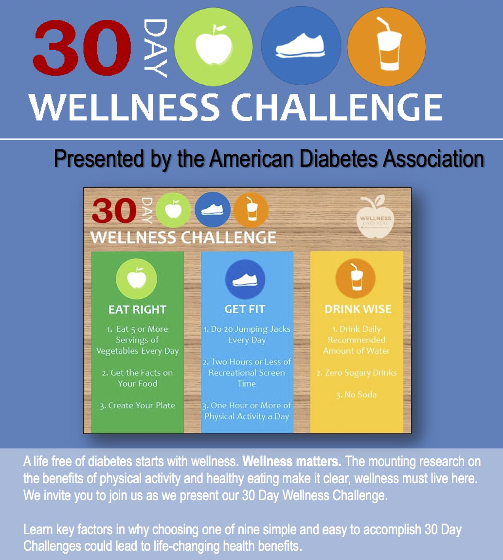 iEngageU Recap Tackling the ADA 20 Day Wellness Challenge ...