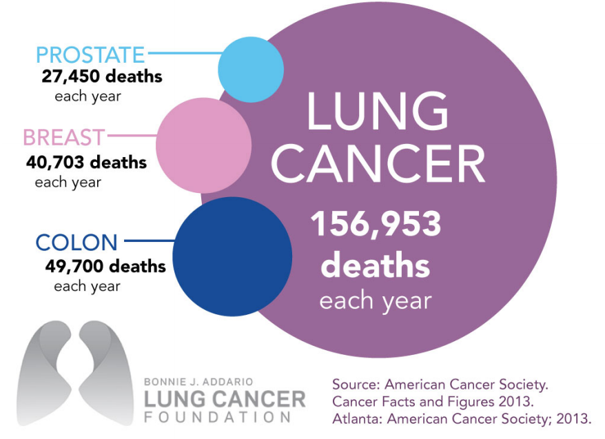 Lung Cancer Statistics Infographic