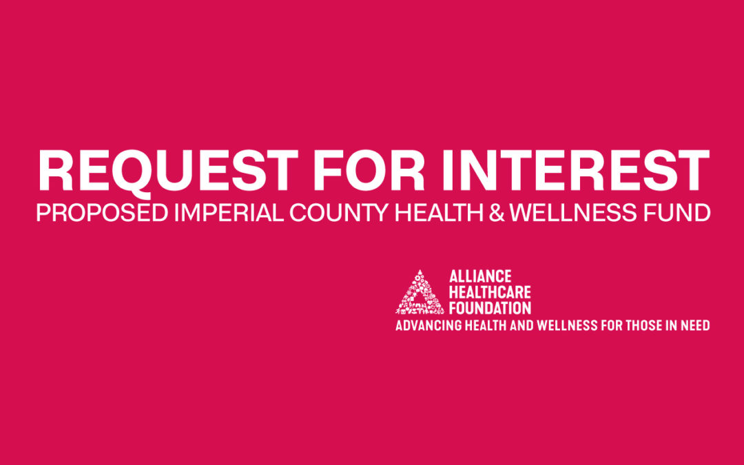 Imperial County Focus of Proposed Health and Wellness Fund