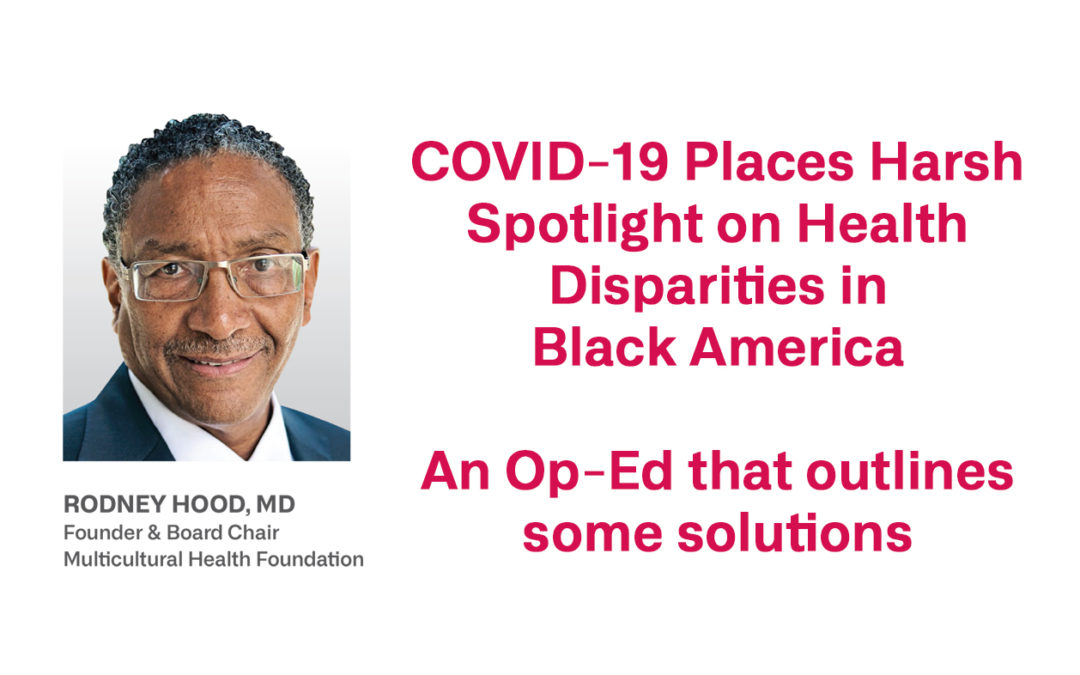 Commentary: Why so many black Americans are dying from COVID-19 and how to make health care equitable