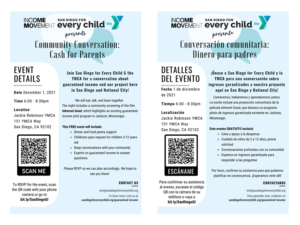 english and spanish versions of flyer