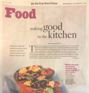 front page food section san diego union-tribune