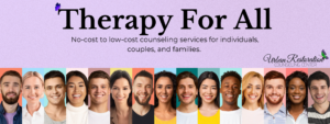 Therapy for All banner with diverse set of faces