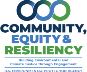 logo for EPA's Community, Equity & Resliency program