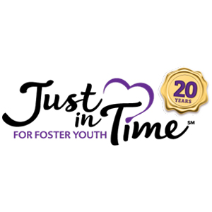 logo: just in time for foster youth, 20 years