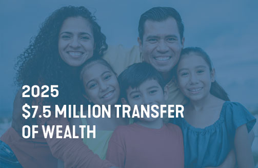 $7.5 million transfer of wealth