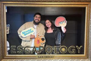 Esmeralda Munoz and Irving Chavez at Escapology