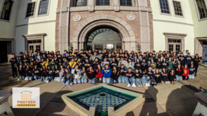first gen scholars_group of students with college sweatshirts